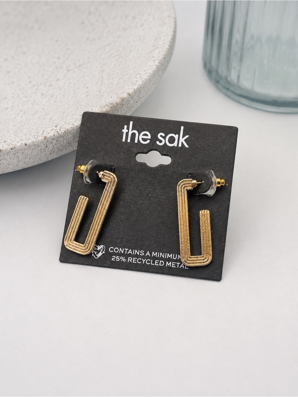 The Sak Gold-Tone Geometric Hoop Earrings (BR1616/2)